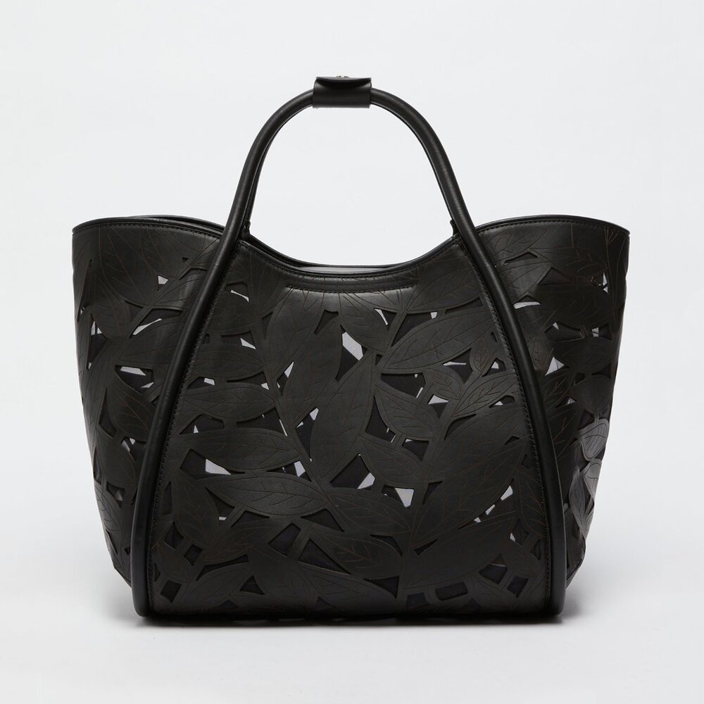 Max Mara Marine Tote in Carved Leather